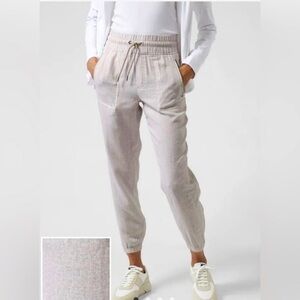 Athleta Cabo Linen Jogger Sz 8